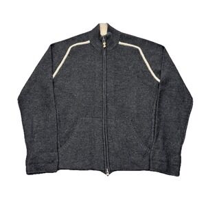 Smartwool Jacket 100% Merino Wool Sweater Full Zip Cardigan Gray Women's Size M